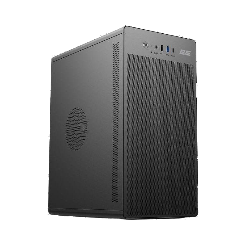 Комп’ютер персональний 2E Rational Intel i5-12400F, 32G, SSD M.2 1T, RTX3050-6G, H610, Wi-Fi, 500W, Win11 PE, монітор 23.8", комплект клавіатура та миша
